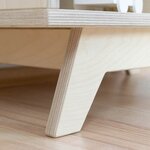 Meuble de rangement NABOSKY blanc 1x4