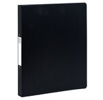 Classeur 2 anneaux 30 mm polypropylène Opaque rigide - A4 maxi  noir x 10 EXACOMPTA