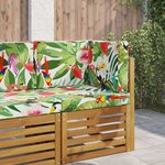 vidaXL Coussin de canapé d'extérieur 3 Pièces coloré Polyester