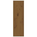 vidaXL Armoire murale Marron miel 30x30x100 cm Bois de pin massif