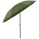 vidaXL Umbrella de pêche Jaune armée 300 x 240 cm Polyester Oxford