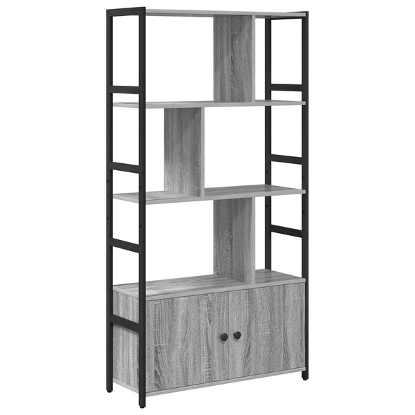 vidaXL Étagère Sonoma gris 80 x 30 x 155.5 cm Bois d'ingénierie