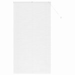 vidaXL Store de Fenêtre avec des rideaux Blanc Aluminium