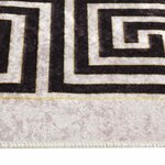 vidaXL Tapis lavable antidérapant 80x150 cm Beige clair