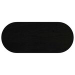 vidaXL Dessus de table 140x60x2 cm bois de chêne massif ovale