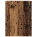 vidaXL Meuble TV mural Bois Ancien 59 5 x 31 x 80 cm Bois d'ingénierie