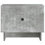 vidaXL Table basse Gris béton 49 x 50 x 40 cm Bois d'ingénierie