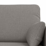 vidaXL Canapé 2 Pièces Taupe 158 x 78 x 80 cm tissu