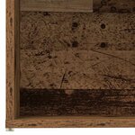 vidaXL Bibliothèques 3 Pièces vieux bois bois d'ingénierie