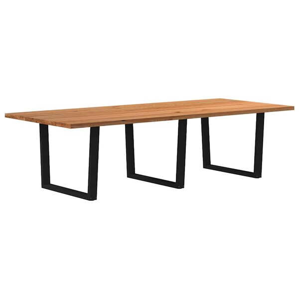 vidaXL Table à manger 280x120x74 cm bois de chêne massif rectangulaire