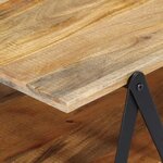 vidaXL Table basse 115x60x40 cm Bois de manguier massif
