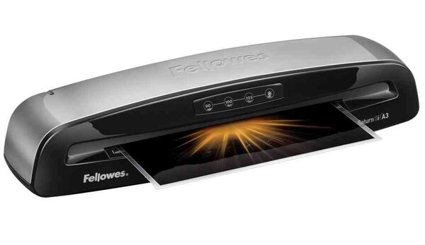 Plastifieuse de Documents Format A3 125 Microns Gris Clair/Noir FELLOWES