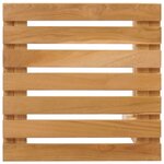 vidaXL Tabouret de bar 4 Pièces Naturel Bois de teck massif