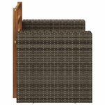 vidaXL Sofa de milieu extérieur Naturel