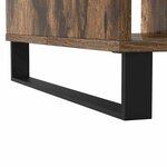 vidaXL Table basse chêne fumé 104x60x35 cm bois d'ingénierie