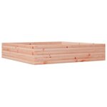 vidaXL Jardinière 110x110x23 cm bois massif douglas