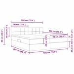 vidaXL Lit de Rangement Gris clair 180 x 200 cm Cuir synthétique