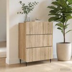 vidaXL Armoire à tiroirs 66 x 34 5 x 92 cm Bois d'ingénierie