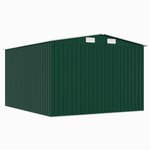 vidaXL Abri de jardin 257x298x178 cm Métal Vert