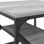 vidaXL Table basse Gris Sonoma 51 x 50 x 40 cm