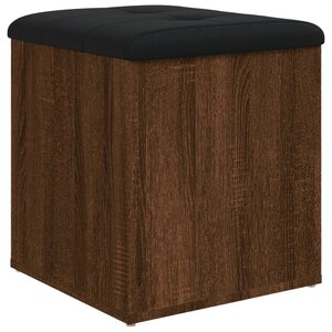 vidaXL Banc de rangement chêne marron 42x42x45 cm bois d'ingénierie