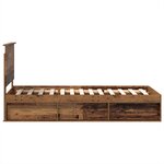 vidaXL Cadre de lit Bois ancien 90 x 200 cm Bois de pin massif