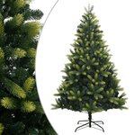 vidaXL Sapin de Noël artificiel à charnières avec support 120 cm