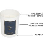 Bougie cadeau amour - I love you - Draeger