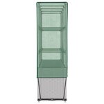 vidaXL Jardinière surélevée avec housse aspect rotin 160x40x153 cm