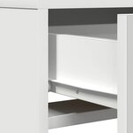 vidaXL Table de Toilette Blanc 50 x 41 x 140 cm Bois d'ingénierie