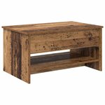 vidaXL Table basse Bois ancien 80 x 50.5 x 41.5 cm Bois d'ingénierie