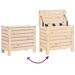 vidaXL Salon de jardin 10 Pièces bois de pin massif