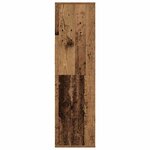vidaXL Bibliothèque vieux bois 34x31x112 cm bois d'ingénierie