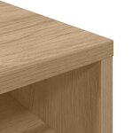 vidaXL Basboard avec tiroir Chêne artisanal 72 x 22 5 x 38 cm