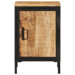 vidaXL Armoire de salle de bain 40x30x60cm bois massif manguier et fer