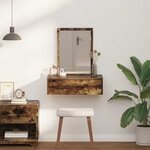 vidaXL Table de Toilette Marron 60 x 40 x 70 cm Bois d'ingénierie