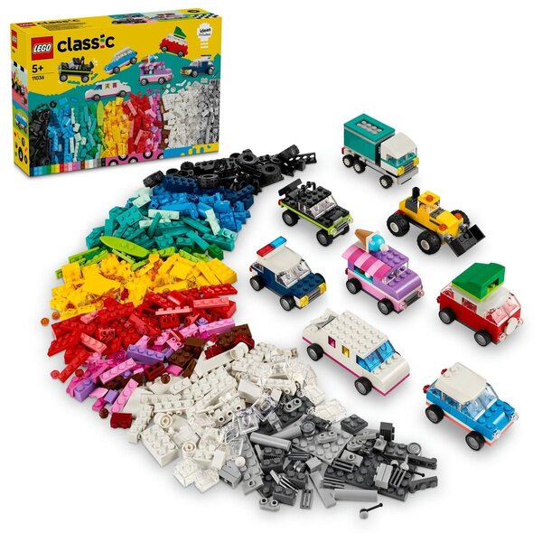 LEGO Classic 11036 - Les véhicules créatifs  900 pièces  dès 5 ans.