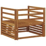 vidaXL 2 Pièce Canapé d’extérieur Naturel