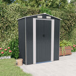 vidaXL Abri de jardin Anthracite 192x108x223 cm Acier galvanisé