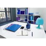 Chemise 3 rabats élastiques Max Capacité IDERAMA Carte pelliculée 425g Bleu x 25 EXACOMPTA