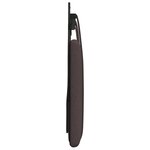 vidaXL Tête de lit suspendue Marron foncé Tissu