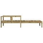 vidaXL Chaise longue 199 5x62x55 cm bois de pin imprégné