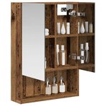 vidaXL Armoire Miroir de Salle de Bain Bois ancien 50 x 14 5 x 70 cm