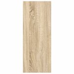 vidaXL Bibliothèque à 2 niveaux Chêne sonoma Bois d’ingénierie