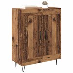 vidaXL Buffet Bois Ancien 69 5 x 34 x 90 cm Bois d'ingénierie et fer