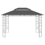 vidaXL Belvédère 4x3x2 7 m Anthracite 160 g/m²