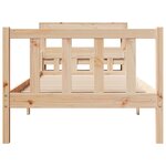 vidaXL Cadre de lit sans matelas 100x200 cm bois massif de pin