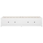 vidaXL Lit de jour sans matelas blanc 75x190 cm bois de pin massif