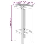 vidaXL Ensemble de bar de jardin 3 Pièces bois d'acacia solide