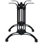vidaXL Pied de table de bistro Noir 93x60x72 cm Aluminium coulé